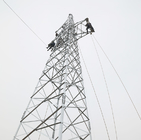 برج خط انتقال 33 کیلوولت شبکه فولادی گالوانیزه گرم