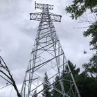 برج شبکه فولادی توزیع برق 110 کیلوولت گالوانیزه ASTM123