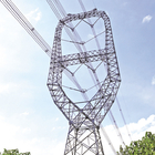 برج خط انتقال شبکه فولادی فرشته گالوانیزه 110KV 132KV