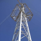 برج آنتن جی اس ام ISO9001 شبکه خود پشتیبانی Q345 Q235