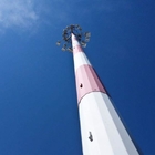 برج آنتن تک قطبی فولاد گالوانیزه برای مخابرات