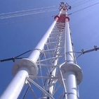 برج آنتن تلسکوپی سه لوله 138kv برای خدمات شهری