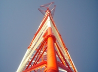 برج فولادی لوله ای 3 پایه گالوانیزه 15 - 50 متری