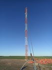 برج فولادی گالوانیزه داغ Q355 برای ارتباط
