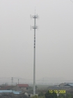 سایت ساختمانی High Light Telecom Mast Tower Steel Q235 Q420