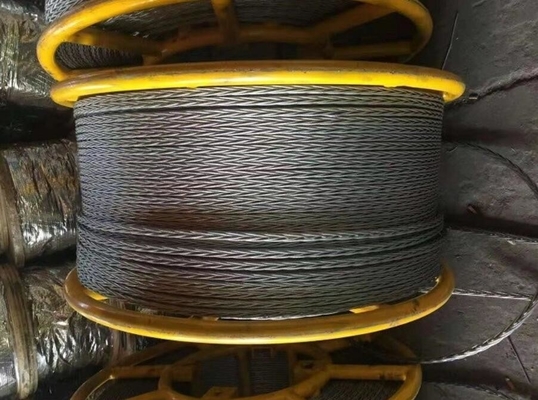 سیم طناب فولادی ضد پیچش 20 میلی متری برای خط انتقال رشته ای سه هادی همراه