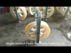 بلوک‌های قرقره‌ای 508 میلی‌متری نوارهای نایلونی خط انتقال‌دهنده