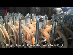 بلوک های قرقره بنددار رسانا 916 میلی متری برای خط هوایی