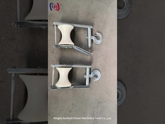 بلوک غلتکی سیمی قرقره کابل هوایی 80 میلی متری برای خط هوایی