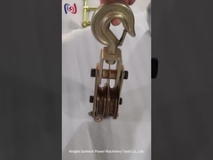 نوع چشم گرد 3t بلوک های کابل پولی فولاد خط انتقال ابزار رشته