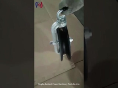 تسمه گرد خط هوایی بلوک سیمی قرقره کابل را پایین نگه دارید