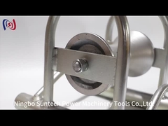 رولر های کابل سنگین آلومینیومی گالوانیزه 160x165mm