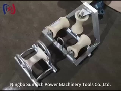 10 KN رولر کابل گوشه ای سه گره رولر گوشه ای زمین آلات رشته