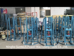 50KN قطعات فولادی قابل جدا کردن سیم طناب ماشین آلات کابل درام رول ایستاده برای آزاد کردن سیم