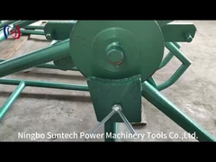 ISO 15101 59kg هیدرولیک کشش کابل های الکتریکی رولر ایستاده برای خط بالا