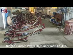 4 باندل خط برق بالا الومینیوم آلیاژ ترلی هوایی