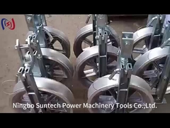 بلوک قرقره هادی سیم طناب آلومینیومی 40KN با روکش نئوپرن