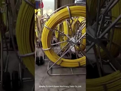 مهندسی برق فايبرگلاس کابل لوله چوبي 13mm قابل ردیابی