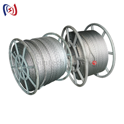 کیفیت  Transmission Line Anti Twisting Braided Galvanised Conductor Steel Pilot Wire Rope کارخانه