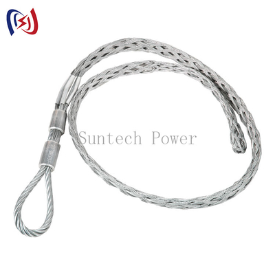 کیفیت  80kn Wire Rope Pulling Conductor ACSR Cable Mesh Socks کارخانه