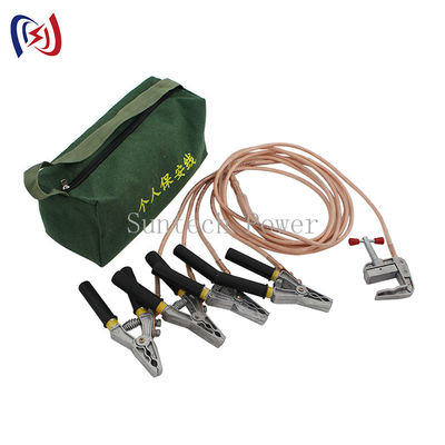 کیفیت  Three phase 25mm Plug Construction Earth Wire Personal Grounding Wire Safety Tools کارخانه