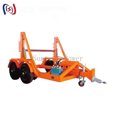 کیفیت  Heavy Duty Cable Reel Trailer 20T Capacity for Industrial Transport کارخانه