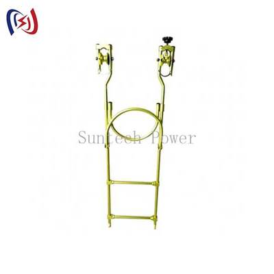 کیفیت  Professional Hanging Rope Ladder Inspection Trolleys with 1-1.8MM Length and 4.5-8KG Weight for 35% More Stable Transmission Line Maintenance کارخانه
