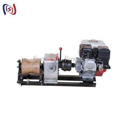 کیفیت  High Speed Fast Powered Winch with 3-5T Tractive Force and 5-24m/Min Traction Speed for Power Line Work کارخانه