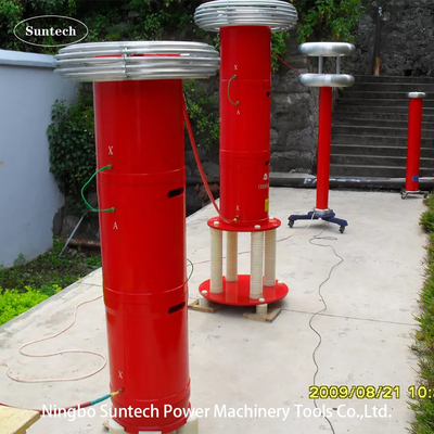 سیستم تست رزونانت AC قابل حمل برای آزمایش GIS 132KV با چرخه 60 دقیقه ای