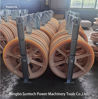 محور سه گانه ساخت و ساز پولی نایلون بلوک 60KN 660mm