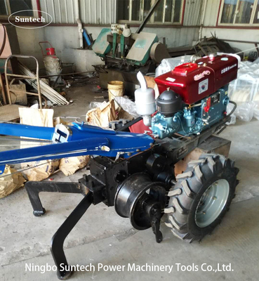 Double Drums 5T Cable Walking Tractor Winch for Transmission Power