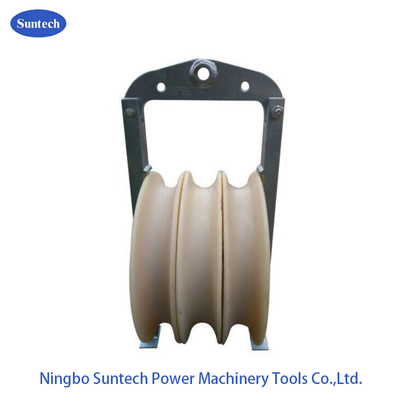 508 X 75MM 60KN بلوک های سیمی قرقره هادی خط هوایی