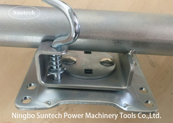 8 "Single Wheel 1500 Lb Trailer Jack 10" سفر با دسته کناری
