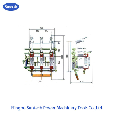 IEC 60420 10KV سوئیچ ولتاژ بالا ولتاژ بالا
