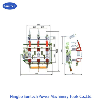 IEC 60420 10KV سوئیچ ولتاژ بالا ولتاژ بالا
