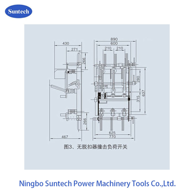 سوئیچ داخلی سه فاز HV 12KV AC Load Break Switch