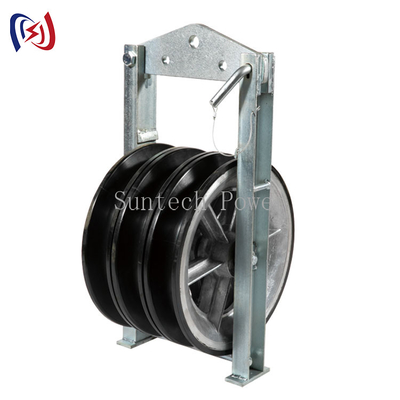 کار ساخت و ساز برق ACSR Conductor Stringing Pulley Block