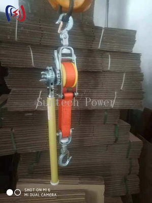 سفت‌کن عایق ولتاژ بالا محافظ دی‌الکتریک تا 15 کیلو ولت ساختار نایلونی غیر رسانا برای نگهداری خطوط برق‌دار