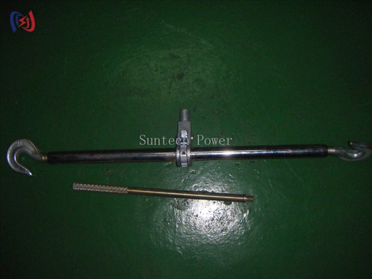 سنگینی دو قلاب استیل Turnbuckle برای کشش خط برق و پشتیبانی