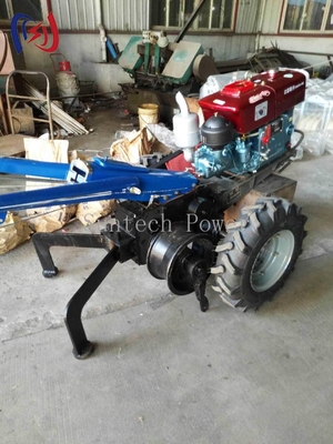 راه حل وینچ تراکتور پیاده‌رو برای عملیات در زمین‌های کوهستانی