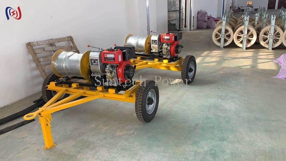 Cable Pulling Winch Professional Tool For Electrical And Fiber Optic Installation