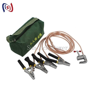 سیم زمین گیری ایمنی قابل حمل 16-25mm2 سه فاز الکتریکی