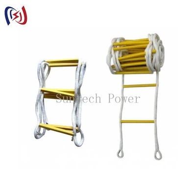 نردبان طنابی عایق برای کار زنده الکتریکی 100 کیلوولت دی‌الکتریک