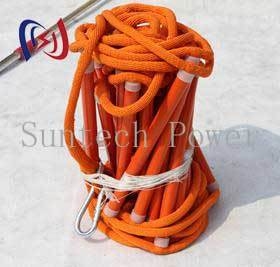نردبان طنابی عایق برای کار زنده الکتریکی 100 کیلوولت دی‌الکتریک