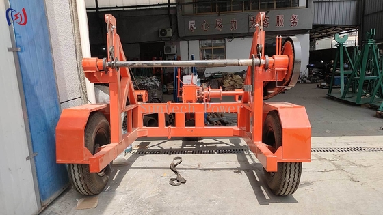 تریلر قرقره کابل سنگین 20 تنی برای حمل و نقل صنعتی