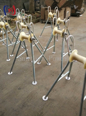 غلتک کابل فولادی سنگین با ظرفیت بار 5 کیلو نیوتن