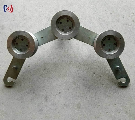 نوع قلاب بلوک زمین گیری 60-75mm آلومینیوم آلیاژ فولاد SHL750D