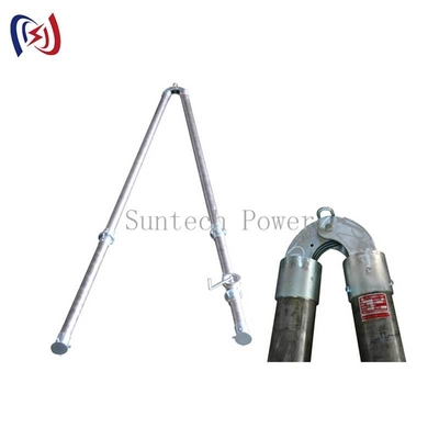 قطب جین لوله ای شکل A LBGR120A برای ساخت برج انتقال
