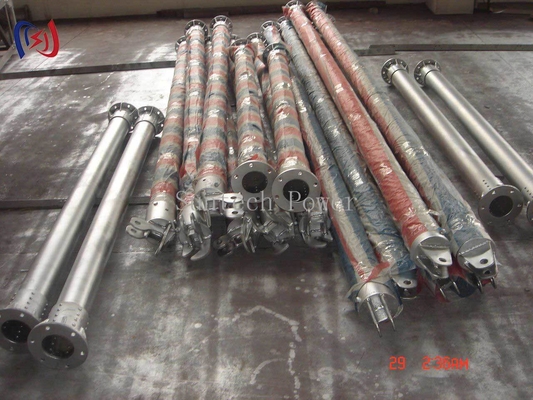 قطب جین لوله ای شکل A LBGR120A برای ساخت برج انتقال