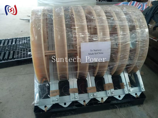 بلوک سیم‌کشی هادی با ابعاد کلی 760x120x480mm، بار نامی 50-150KN و شعاع خمش R570 برای سیم‌کشی با کشش بالا